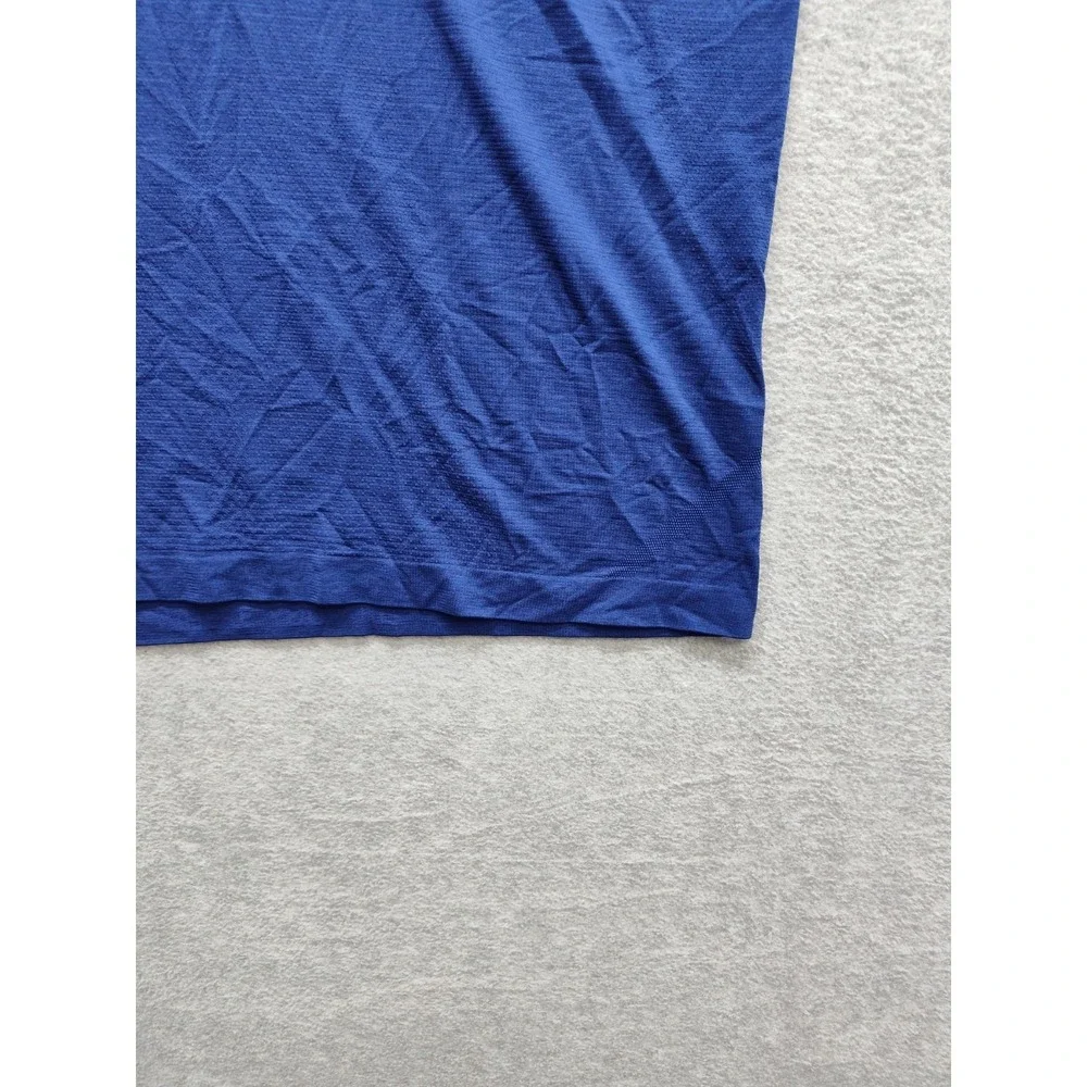 Lululemon‎ Women Athletic Tank Top 14 Blue Racerback Scoop Neck Gym Performance